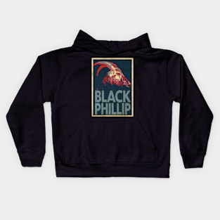 Black Phillip vintage Kids Hoodie